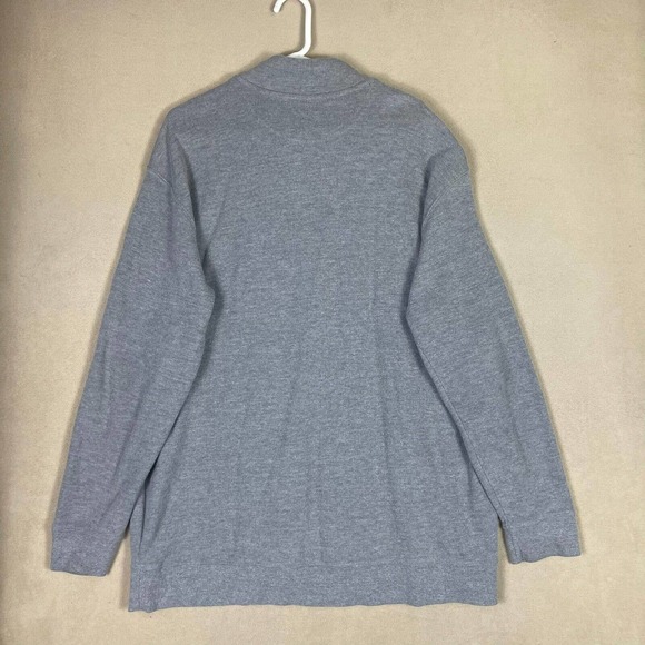 U.S. Polo Assn. Sweater Adult Extra Large Tall Gray Mock Neck 1/4 Zip Mens - Picture 11 of 12